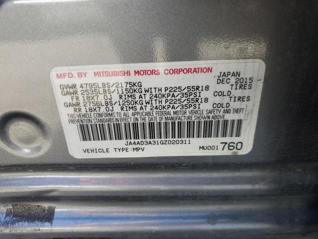 Photo 12 VIN: JA4AD3A31GZ020311 - MITSUBISHI OUTLANDER 