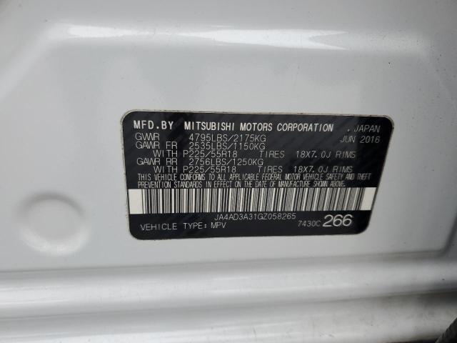 Photo 9 VIN: JA4AD3A31GZ058265 - MITSUBISHI OUTLANDER 