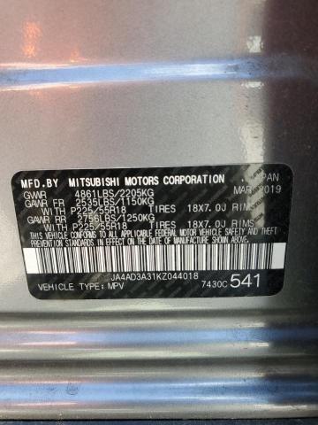 Photo 11 VIN: JA4AD3A31KZ044018 - MITSUBISHI OUTLANDER 