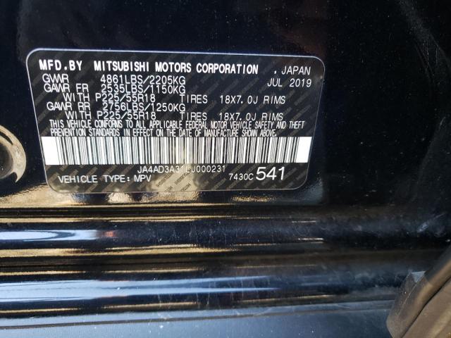 Photo 12 VIN: JA4AD3A31LJ000231 - MITSUBISHI OUTLANDER 