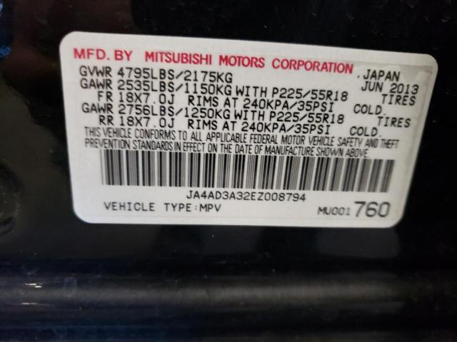 Photo 12 VIN: JA4AD3A32EZ008794 - MITSUBISHI OUTLANDER 