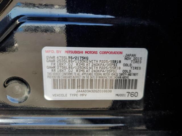 Photo 11 VIN: JA4AD3A32GZ016638 - MITSUBISHI OUTLANDER 