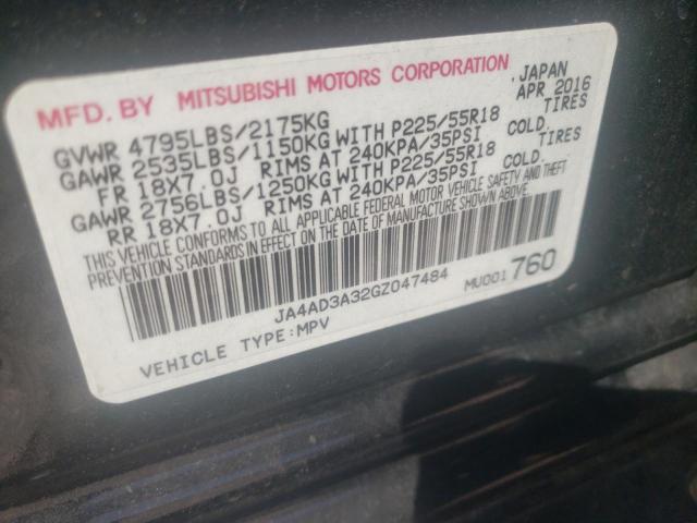 Photo 9 VIN: JA4AD3A32GZ047484 - MITSUBISHI OUTLANDER 