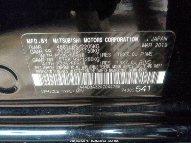 Photo 8 VIN: JA4AD3A32KZ044769 - MITSUBISHI OUTLANDER 