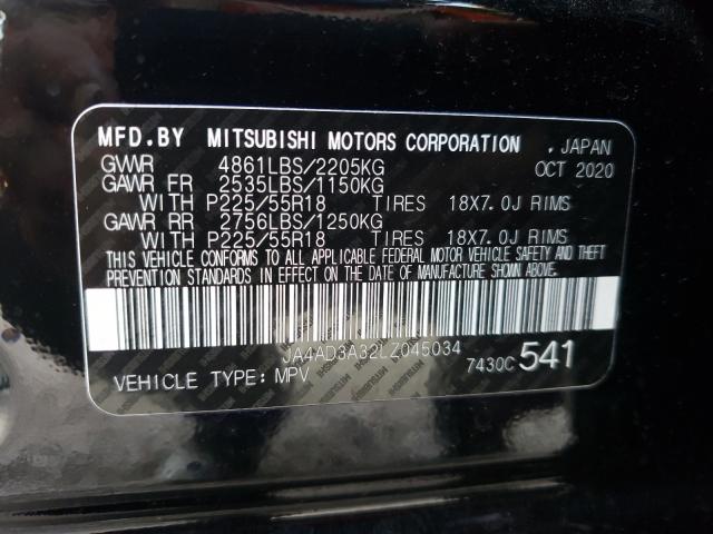 Photo 9 VIN: JA4AD3A32LZ045034 - MITSUBISHI OUTLANDER 