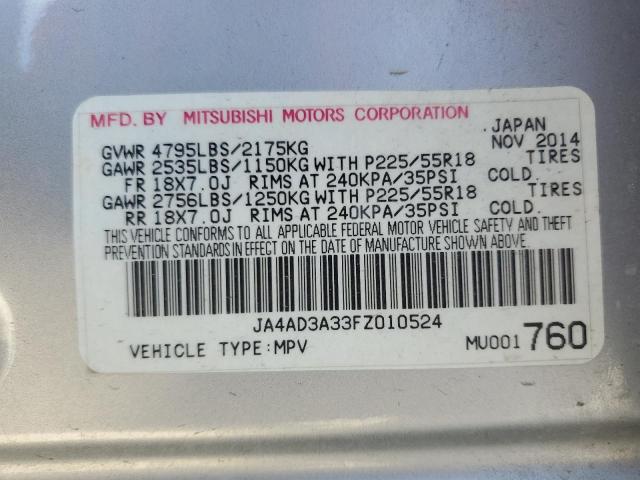 Photo 12 VIN: JA4AD3A33FZ010524 - MITSUBISHI OUTLANDER 