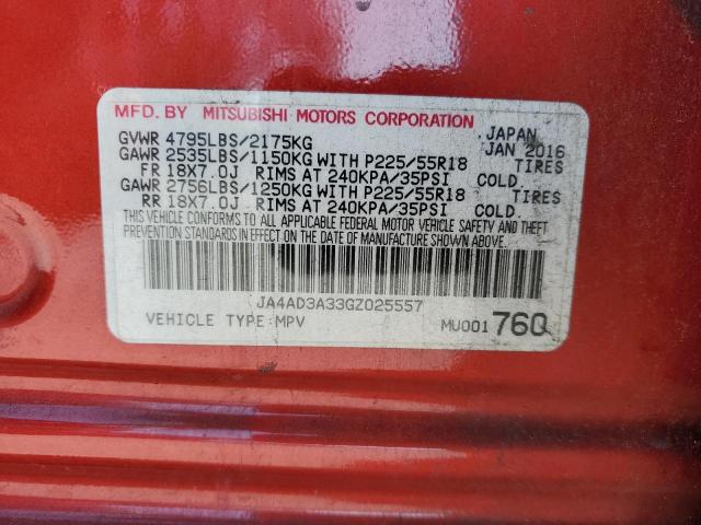 Photo 12 VIN: JA4AD3A33GZ025557 - MITSUBISHI OUTLANDER 