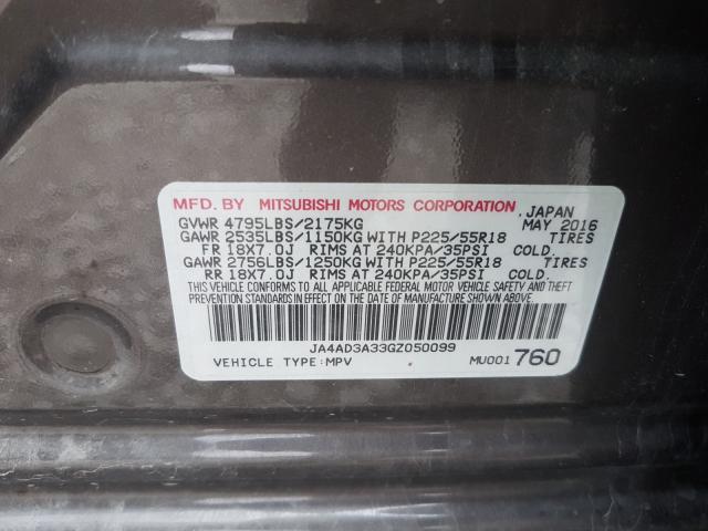 Photo 9 VIN: JA4AD3A33GZ050099 - MITSUBISHI OUTLANDER 