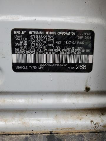 Photo 12 VIN: JA4AD3A33HZ006752 - MITSUBISHI OUTLANDER 