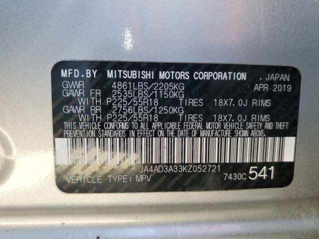 Photo 12 VIN: JA4AD3A33KZ052721 - MITSUBISHI OUTLANDER 