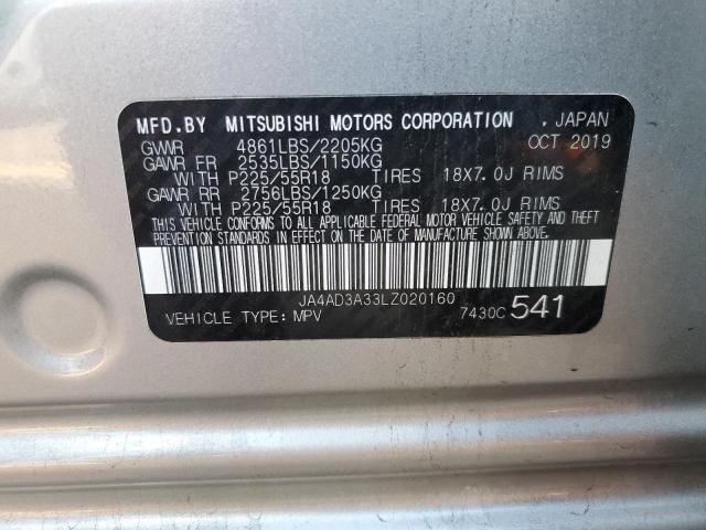 Photo 12 VIN: JA4AD3A33LZ020160 - MITSUBISHI OUTLANDER 