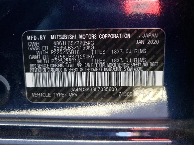 Photo 9 VIN: JA4AD3A33LZ035600 - MITSUBISHI OUTLANDER 