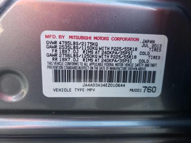 Photo 9 VIN: JA4AD3A34EZ010644 - MITSUBISHI OUTLANDER 