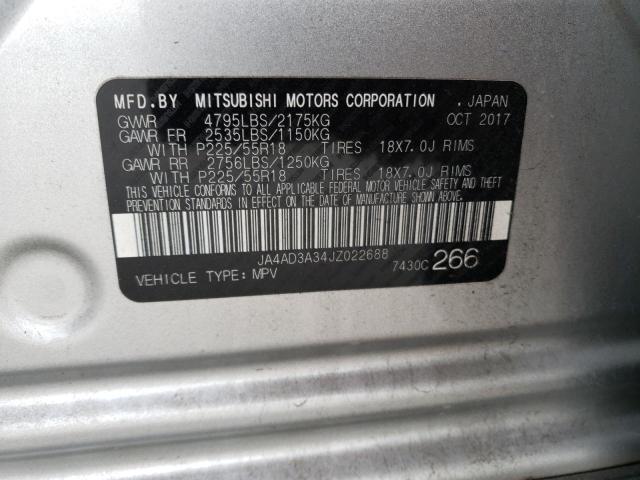 Photo 11 VIN: JA4AD3A34JZ022688 - MITSUBISHI OUTLANDER 