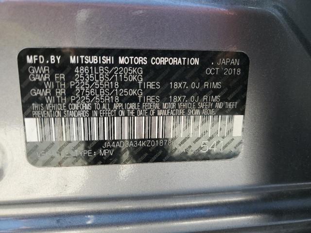 Photo 13 VIN: JA4AD3A34KZ018786 - MITSUBISHI OUTLANDER 