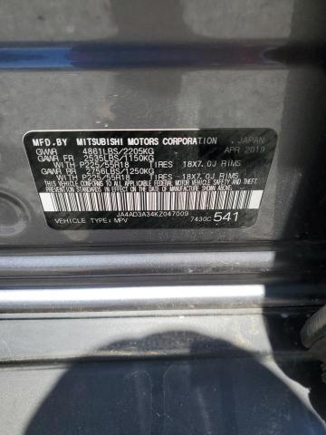 Photo 12 VIN: JA4AD3A34KZ047009 - MITSUBISHI OUTLANDER 