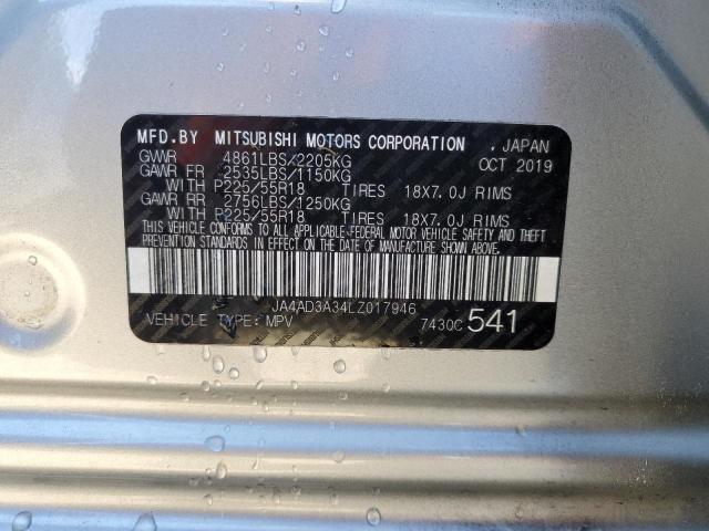 Photo 13 VIN: JA4AD3A34LZ017946 - MITSUBISHI OUTLANDER 