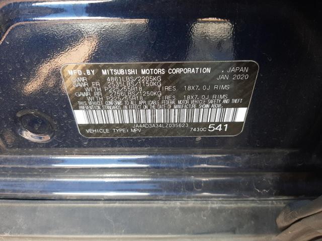 Photo 9 VIN: JA4AD3A34LZ035623 - MITSUBISHI OUTLANDER 