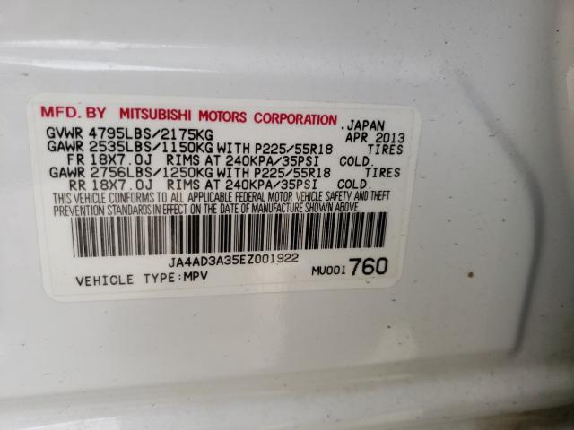 Photo 9 VIN: JA4AD3A35EZ001922 - MITSUBISHI OUTLANDER 