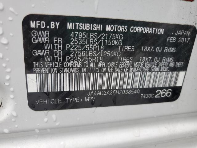 Photo 12 VIN: JA4AD3A35HZ038540 - MITSUBISHI OUTLANDER 