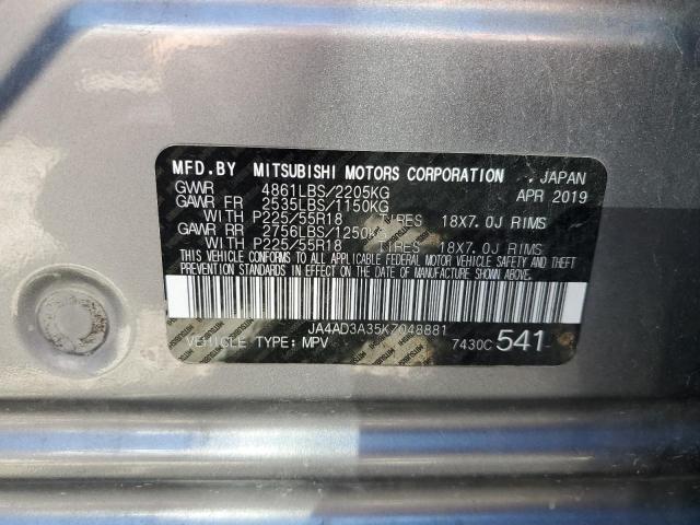 Photo 11 VIN: JA4AD3A35KZ048881 - MITSUBISHI OUTLANDER 