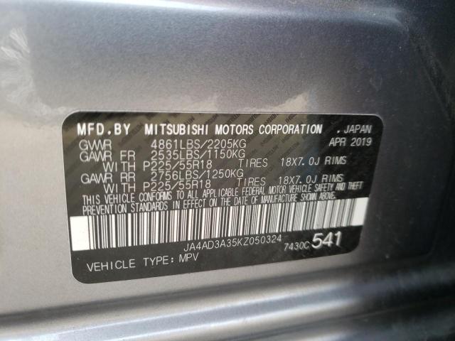 Photo 9 VIN: JA4AD3A35KZ050324 - MITSUBISHI OUTLANDER 