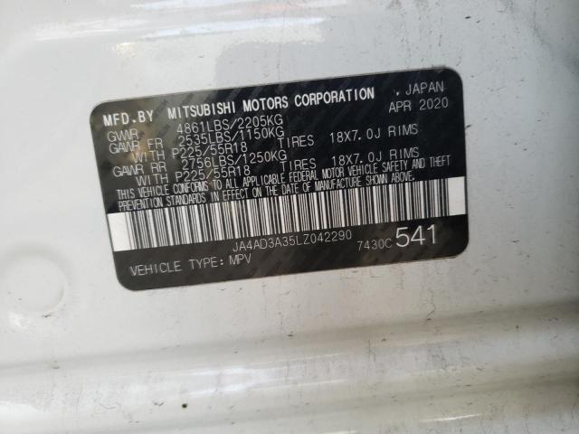 Photo 12 VIN: JA4AD3A35LZ042290 - MITSUBISHI OUTLANDER 