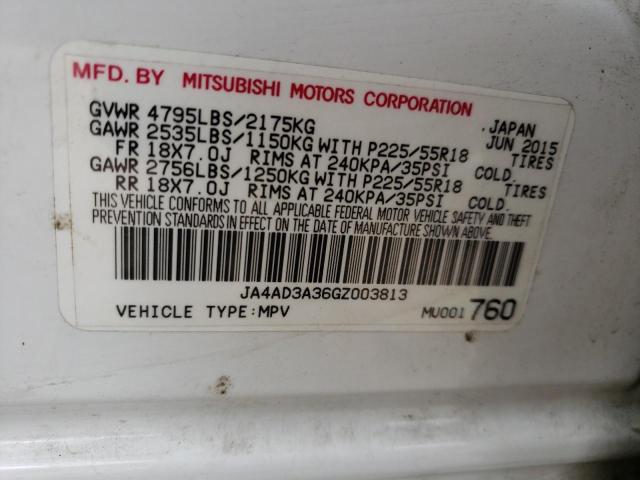 Photo 9 VIN: JA4AD3A36GZ003813 - MITSUBISHI OUTLANDER 