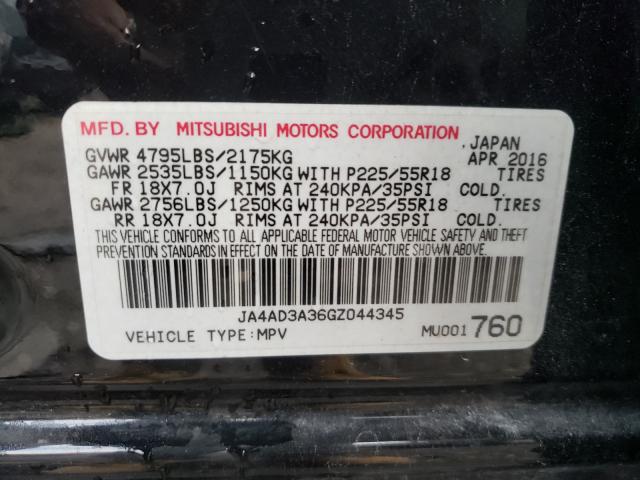 Photo 9 VIN: JA4AD3A36GZ044345 - MITSUBISHI OUTLANDER 