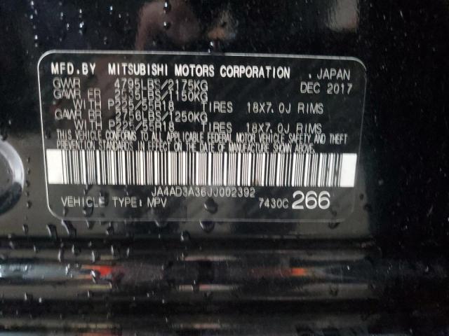 Photo 12 VIN: JA4AD3A36JJ002392 - MITSUBISHI OUTLANDER 