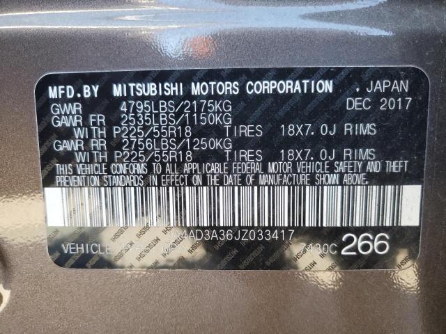 Photo 13 VIN: JA4AD3A36JZ033417 - MITSUBISHI OUTLANDER 