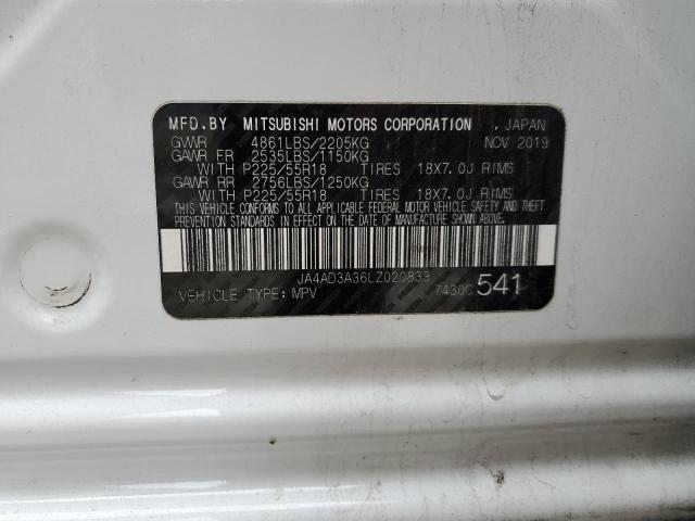 Photo 11 VIN: JA4AD3A36LZ020833 - MITSUBISHI OUTLANDER 