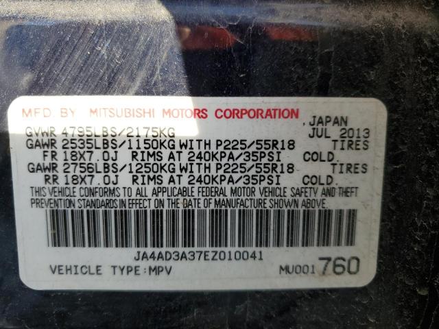 Photo 9 VIN: JA4AD3A37EZ010041 - MITSUBISHI OUTLANDER 