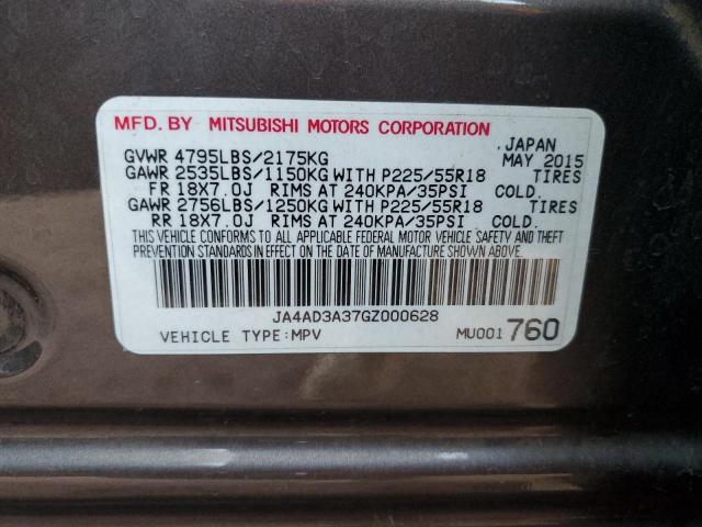 Photo 12 VIN: JA4AD3A37GZ000628 - MITSUBISHI OUTLANDER 