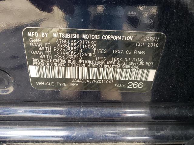 Photo 11 VIN: JA4AD3A37HZ011047 - MITSUBISHI OUTLANDER 