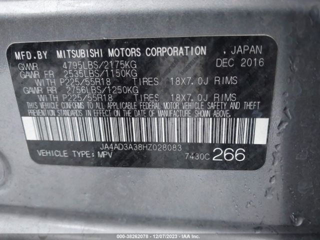 Photo 8 VIN: JA4AD3A38HZ028083 - MITSUBISHI OUTLANDER 