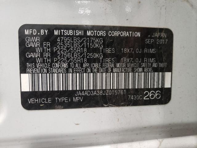 Photo 9 VIN: JA4AD3A38JZ015761 - MITSUBISHI OUTLANDER 