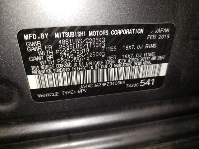 Photo 9 VIN: JA4AD3A38KZ042864 - MITSUBISHI OUTLANDER 