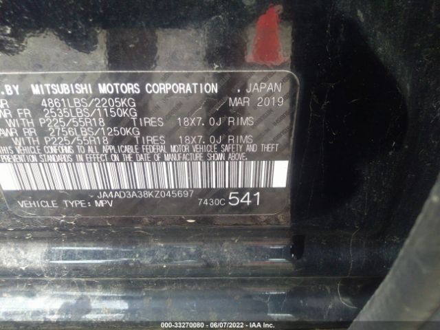 Photo 8 VIN: JA4AD3A38KZ045697 - MITSUBISHI OUTLANDER 