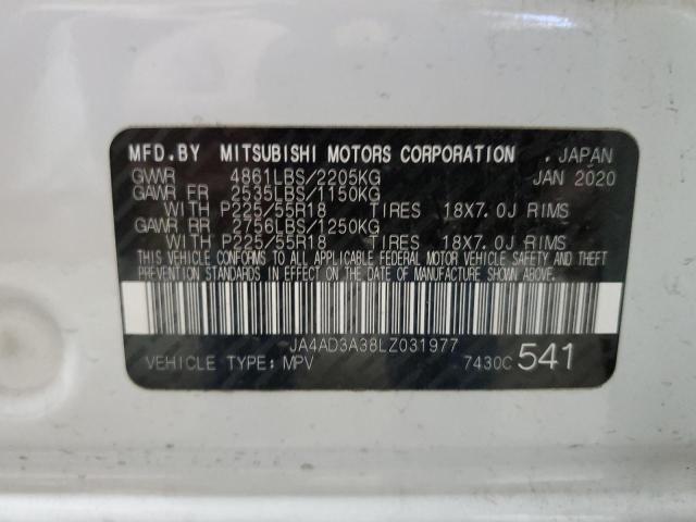 Photo 12 VIN: JA4AD3A38LZ031977 - MITSUBISHI OUTLANDER 