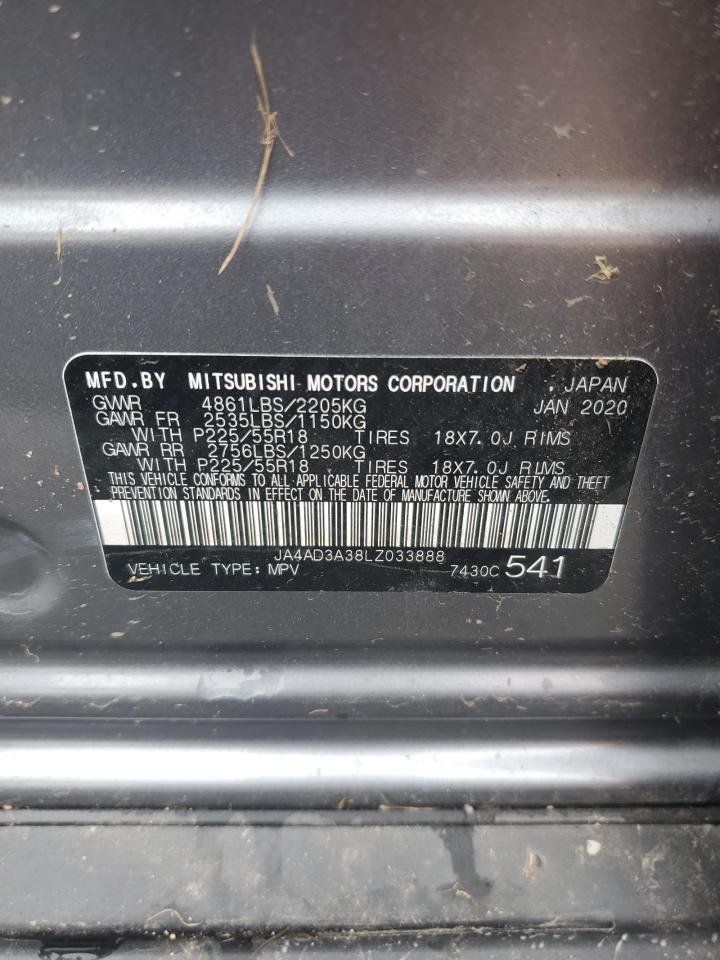 Photo 12 VIN: JA4AD3A38LZ033888 - MITSUBISHI OUTLANDER 