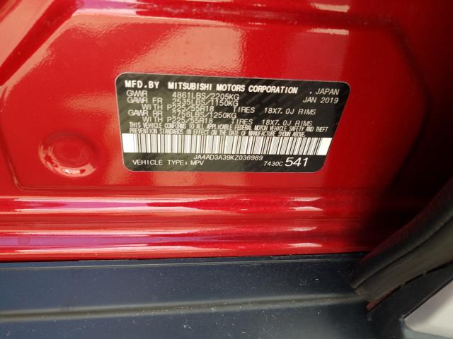 Photo 9 VIN: JA4AD3A39KZ036989 - MITSUBISHI OUTLANDER 