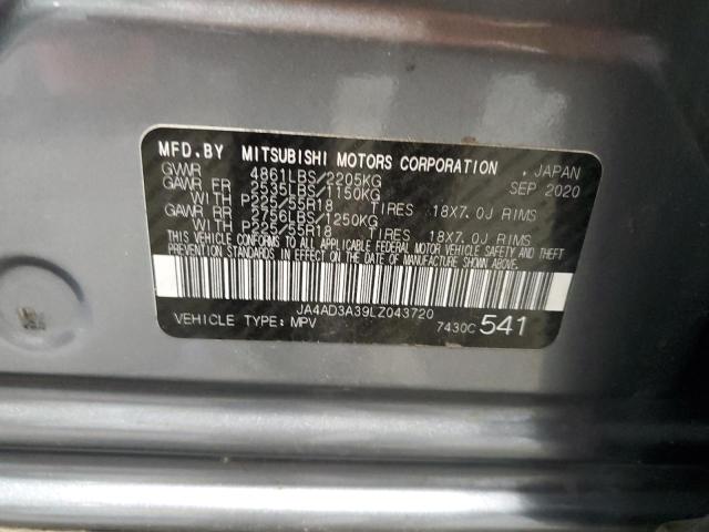 Photo 9 VIN: JA4AD3A39LZ043720 - MITSUBISHI OUTLANDER 