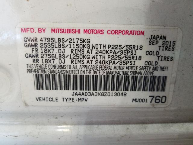 Photo 9 VIN: JA4AD3A3XGZ013048 - MITSUBISHI OUTLANDER 