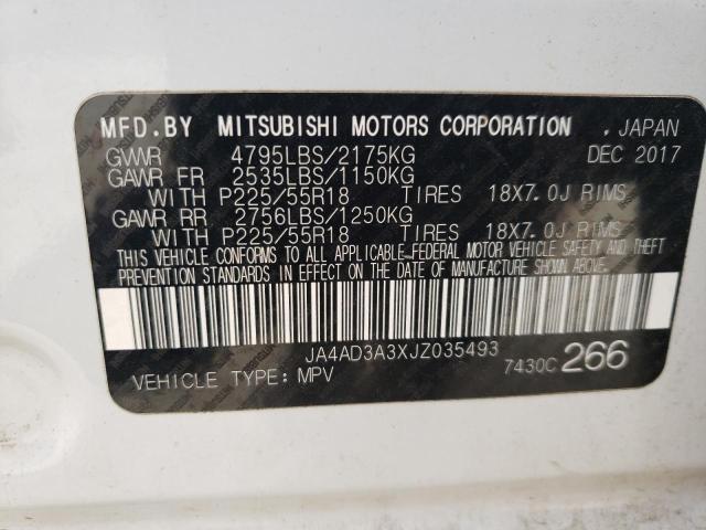 Photo 9 VIN: JA4AD3A3XJZ035493 - MITSUBISHI OUTLANDER 