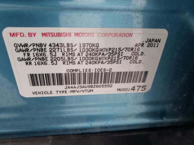 Photo 13 VIN: JA4AJ3AU9BZ605552 - MITSUBISHI RVR SE 