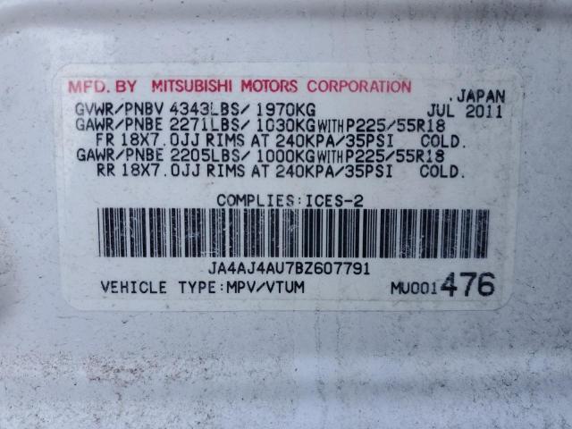 Photo 13 VIN: JA4AJ4AU7BZ607791 - MITSUBISHI RVR GT 