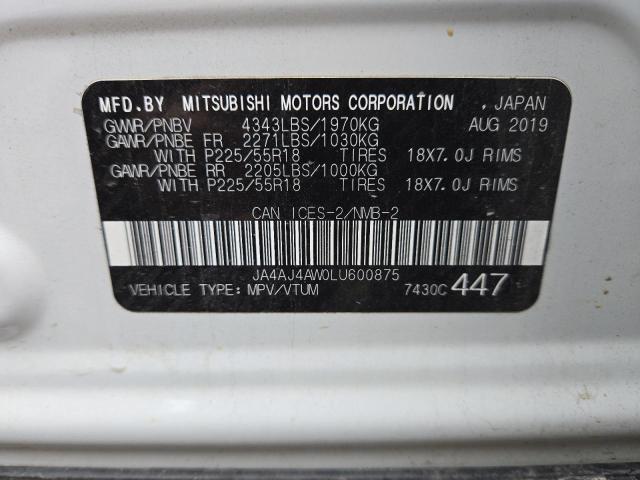 Photo 11 VIN: JA4AJ4AW0LU600875 - MITSUBISHI RVR SE 