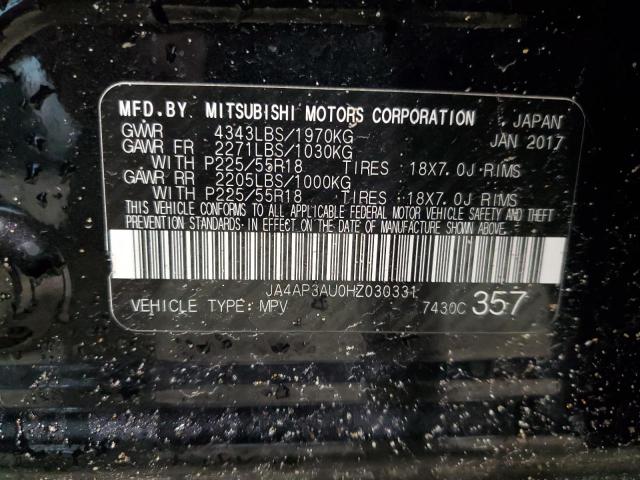 Photo 11 VIN: JA4AP3AU0HZ030331 - MITSUBISHI OUTLANDER 