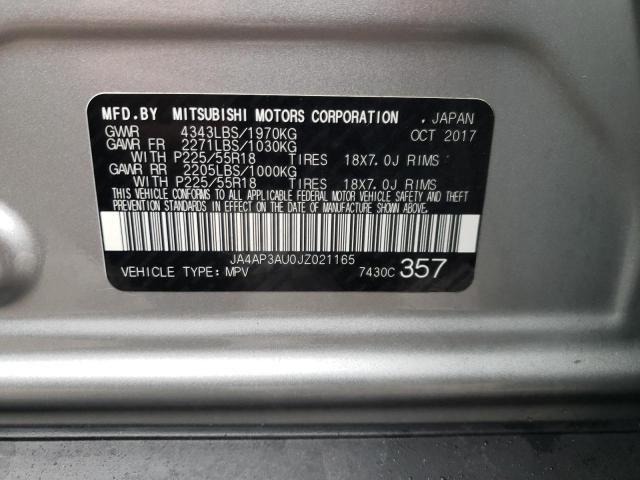 Photo 12 VIN: JA4AP3AU0JZ021165 - MITSUBISHI OUTLANDER 